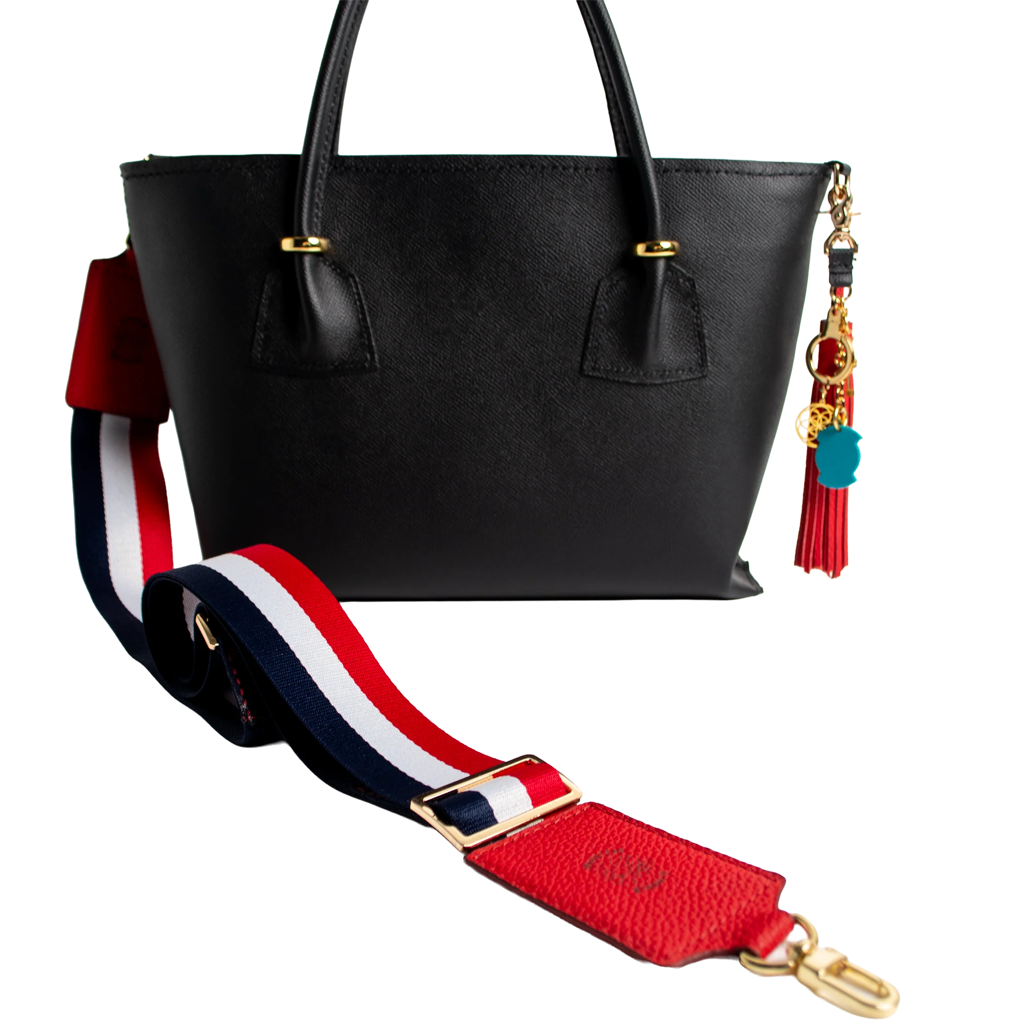Heritage Tricolor Designer Strap - Luxury Interchangeable Bag Strap | Transcend Dynamite - Image 7