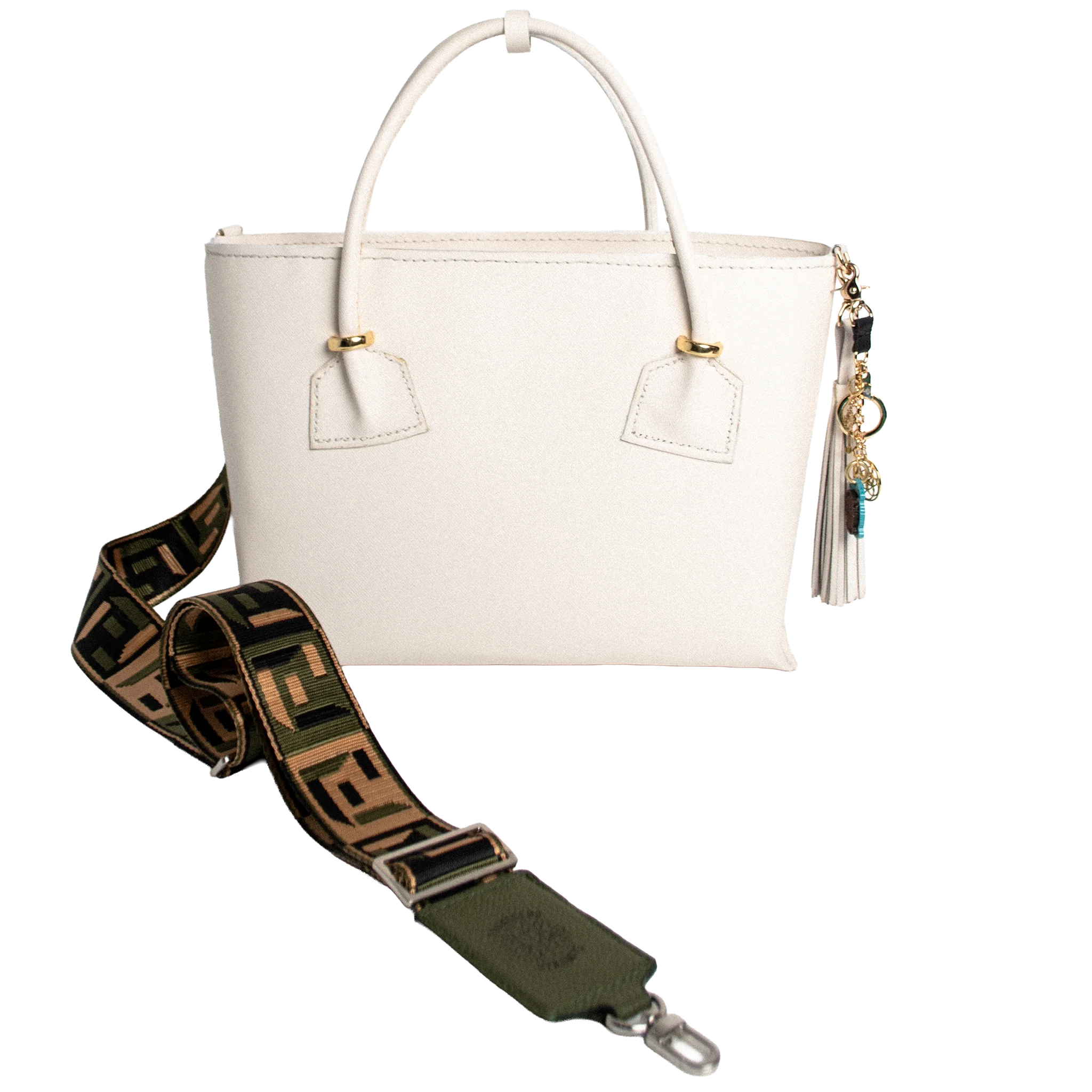 Metropolitan Luxe Series - Olive Command Designer Strap | Luxury Interchangeable Bag Strap - Image 9