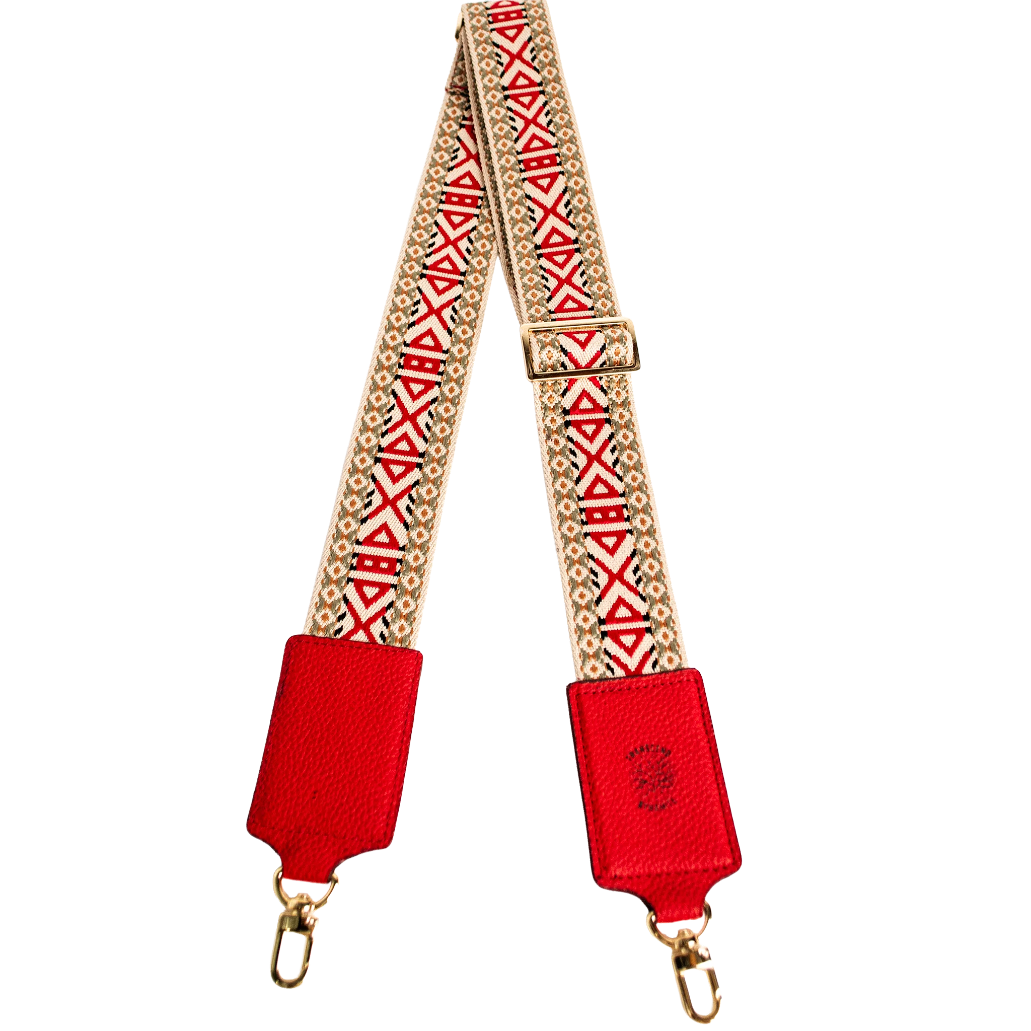 Solstice Heritage Strap - Ruby Geometric