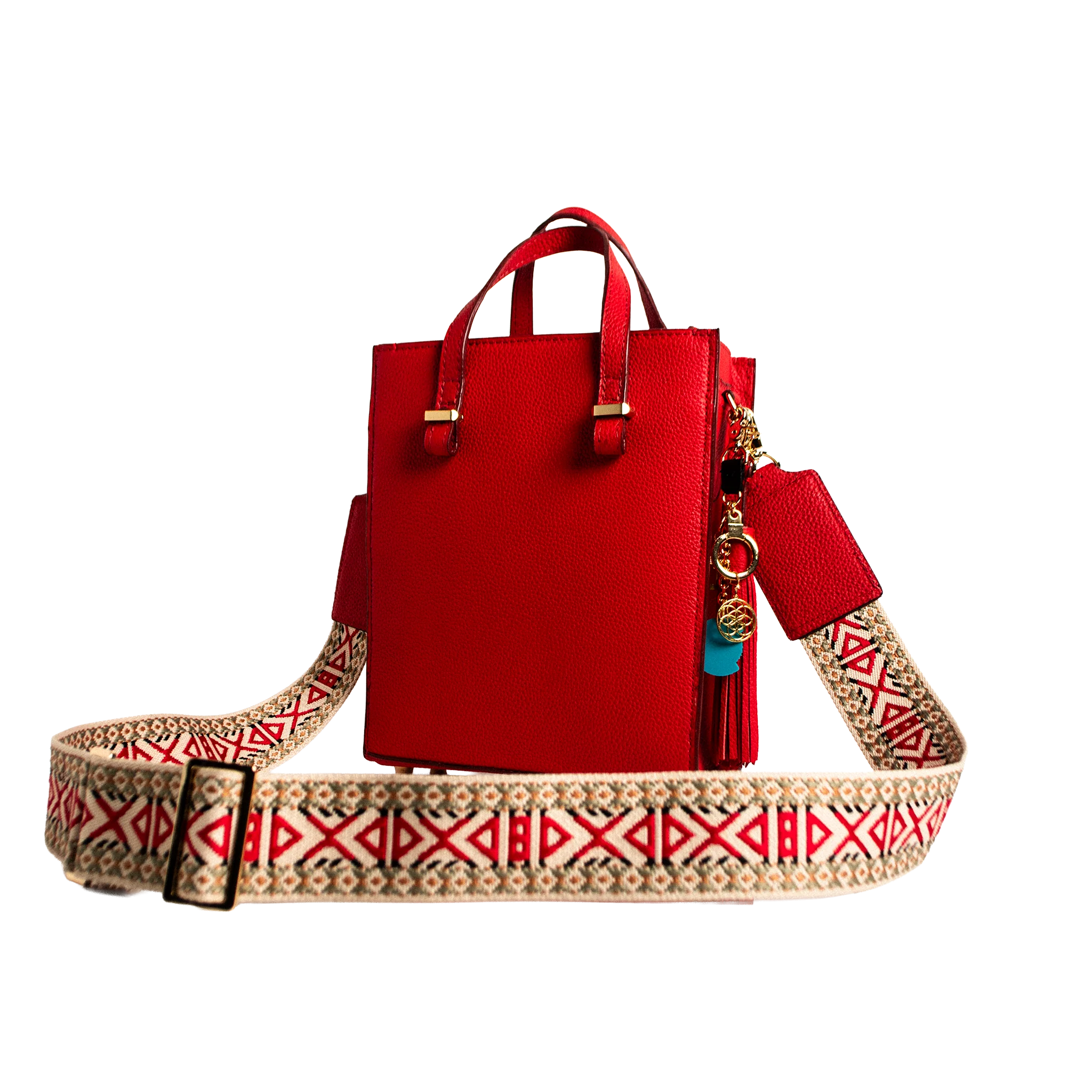 Solstice Heritage Strap - Ruby Geometric - Image 2