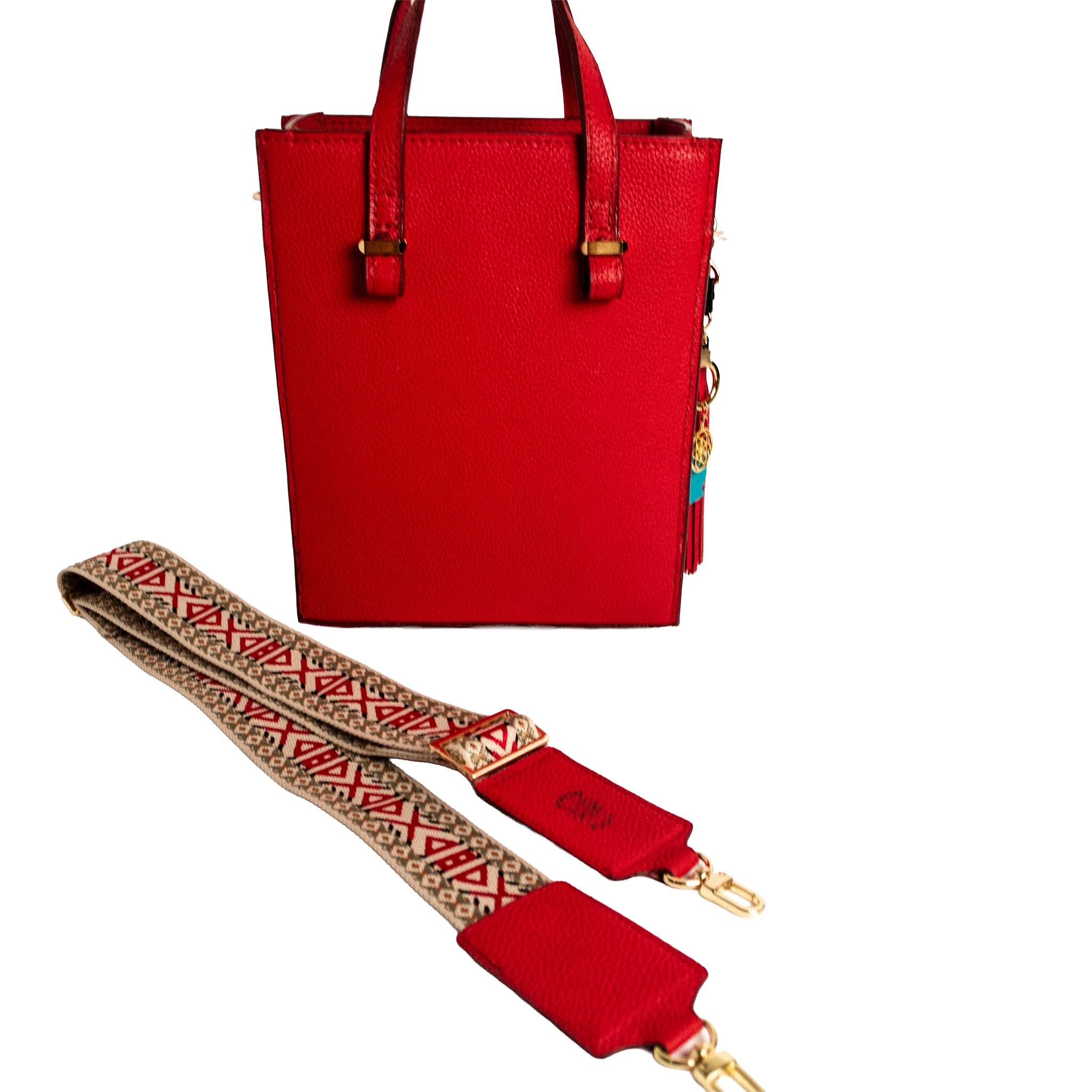 Solstice Heritage Strap - Ruby Geometric - Image 3