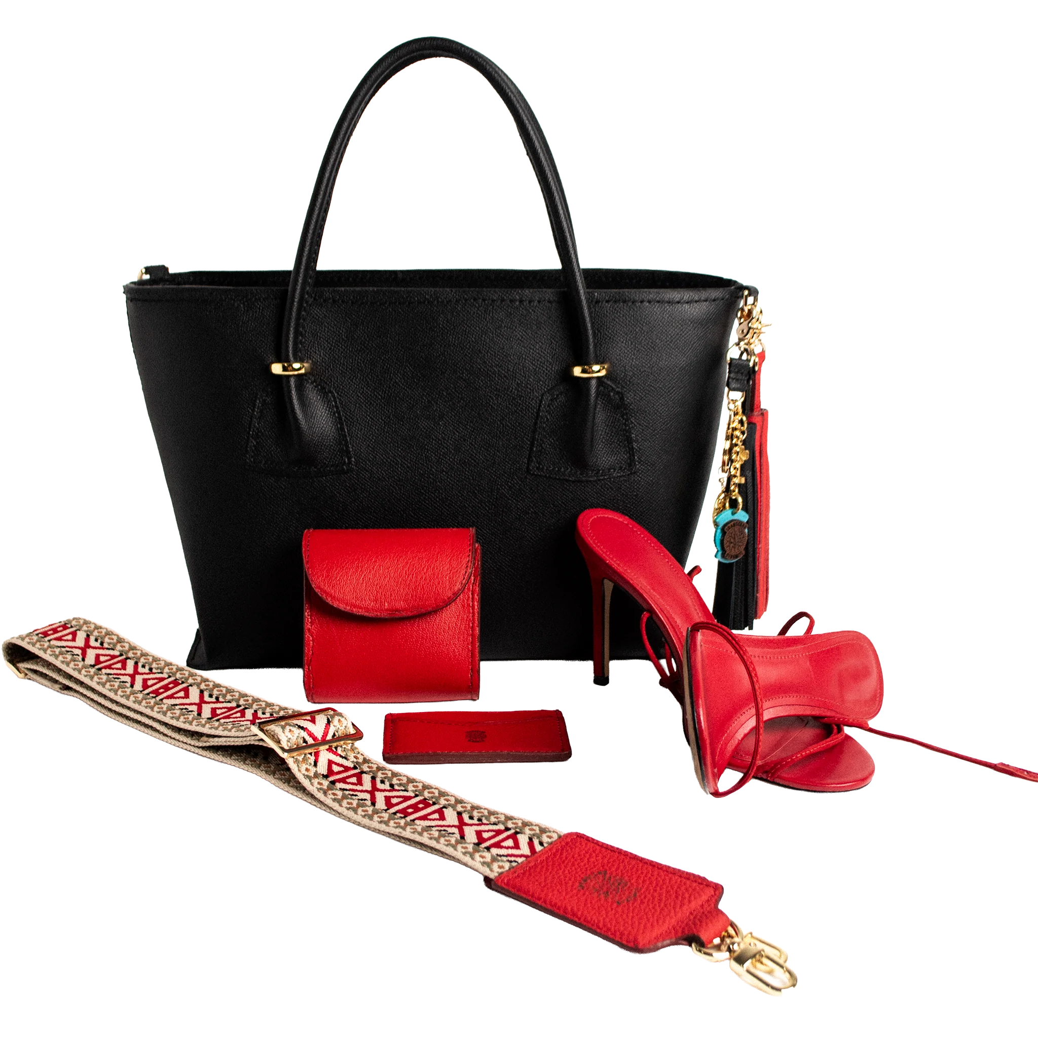 Solstice Heritage Strap - Ruby Geometric - Image 8
